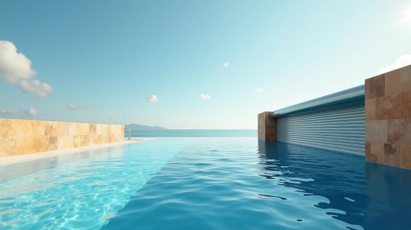 Pourquoi choisir un volet roulant immergé pour l'esthétique de votre piscine