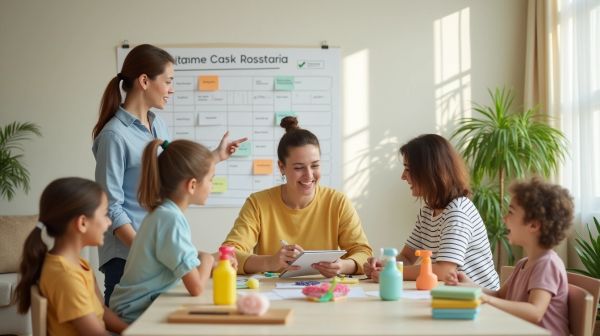 Tableau de répartition des tâches ménagères : responsabilisez votre famille efficacement