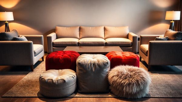 Top 5 poufs design et confort pour votre salon